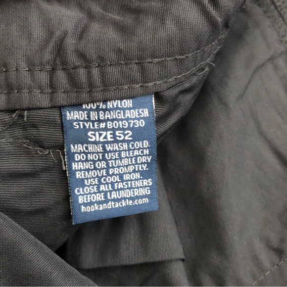 Hook And Tackle Outfitters Shorts Mens 52 Waist Black All Water Series Quick Dry - Picture 3 of 16